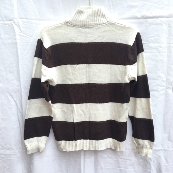 Izod M Kids Boys Youth 10/12 Crewneck Crew Cardigan Sweater Sweatshirt Sporty - Picture 8 of 8